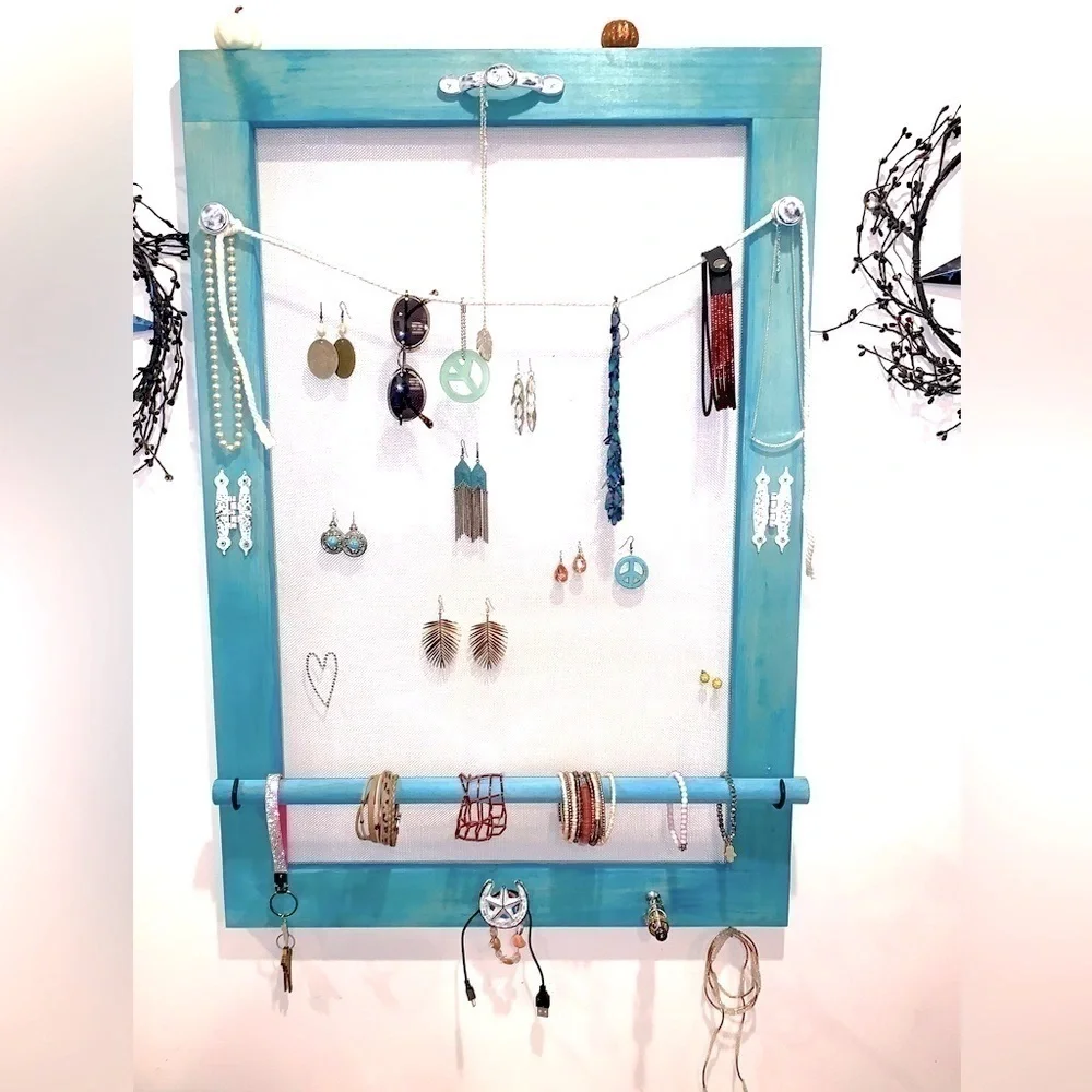 New Handmade Gift Jewelry hanging Organizer Display Extra Large Mother’s Day